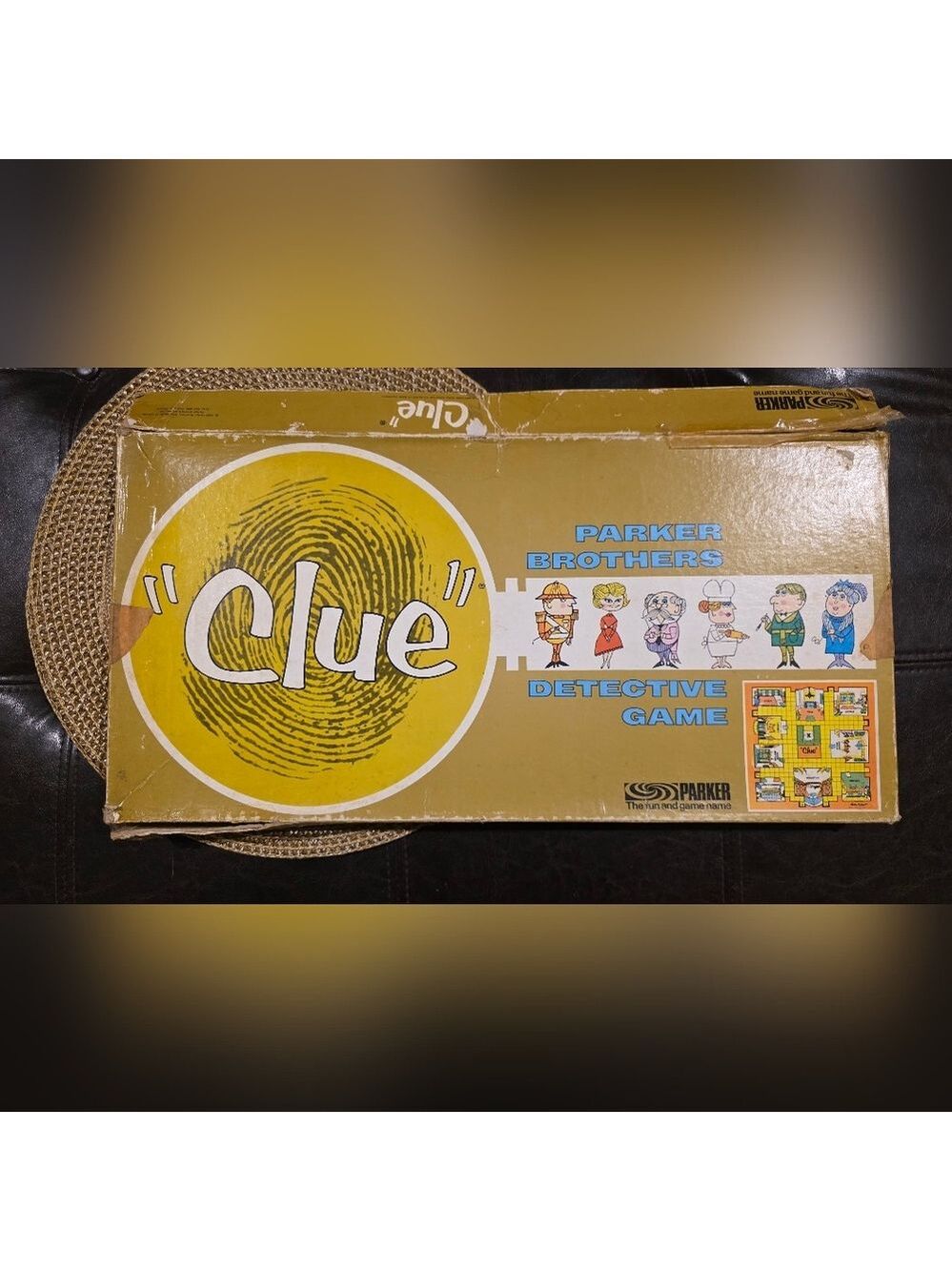 Parker Brothers Vintage Clue Detective Game